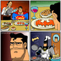 Batman chef en cuisine