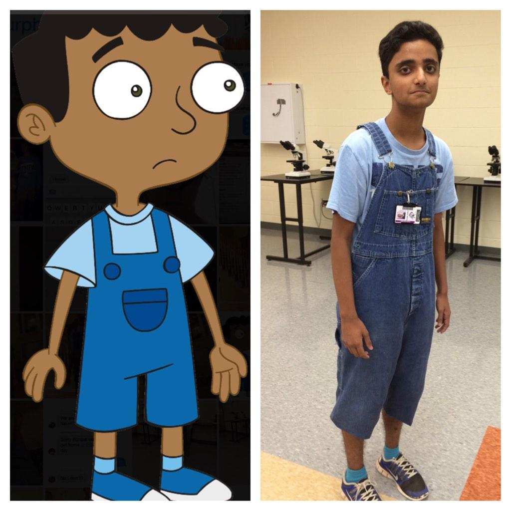 This kid goes to my school and it was dressed like your hero day - meme