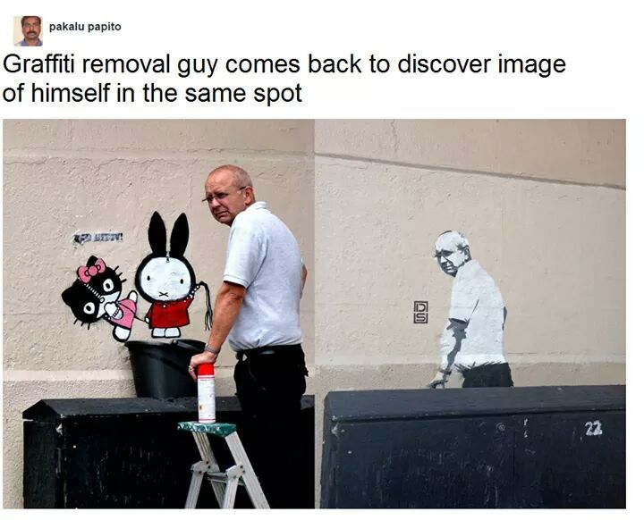 it isn't graffiti, its art - meme