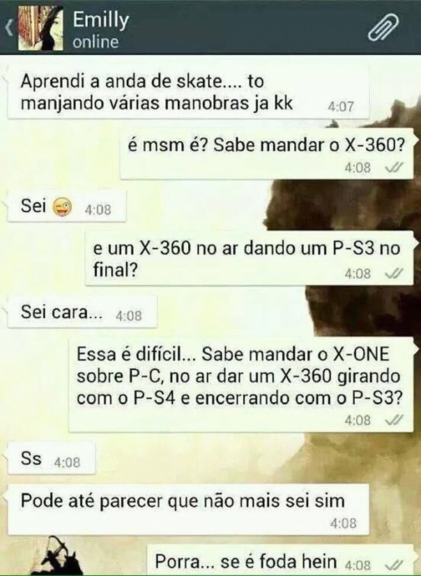 Sem mentiras hein!