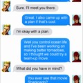 Superhero texts
