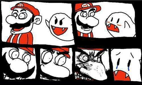 Mario salió del ar-Mario - meme