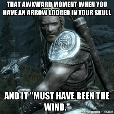 It must have been the wind - meme