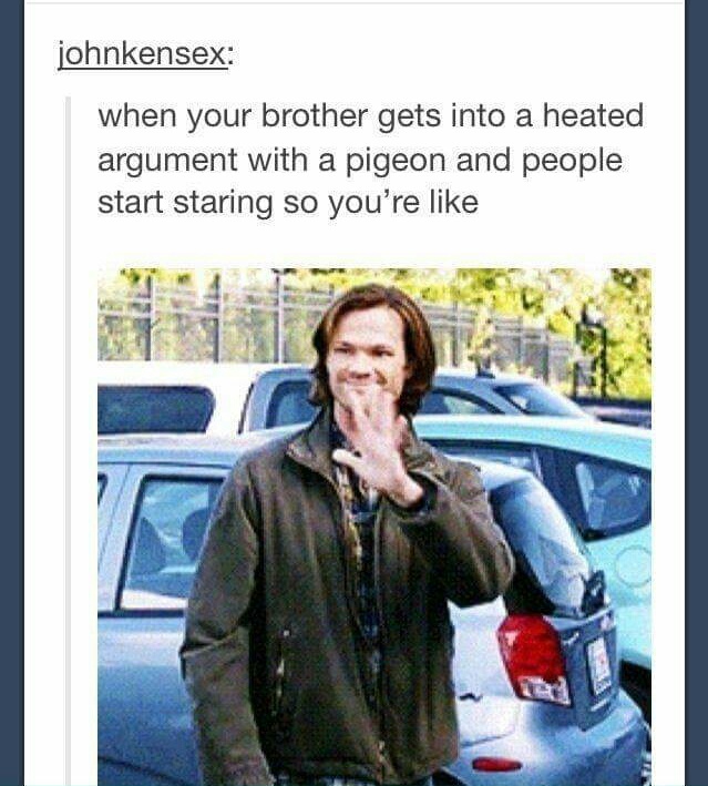 Who's your favorite Supernatural character? - meme