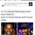 Why are they doing Denzel like that