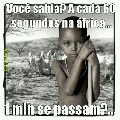 África e seus problemas :/ - meme