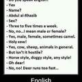 English gag