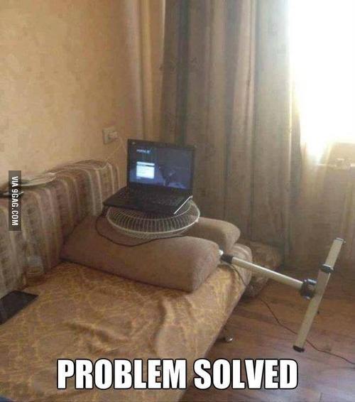 laptop cooling system fail... - meme