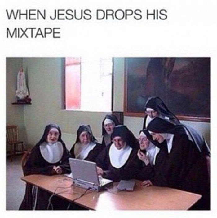 How many fans does he have? Nun - meme