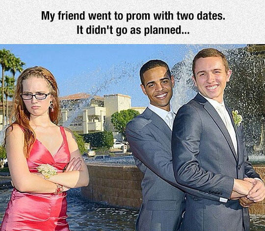 2 prom dates - meme