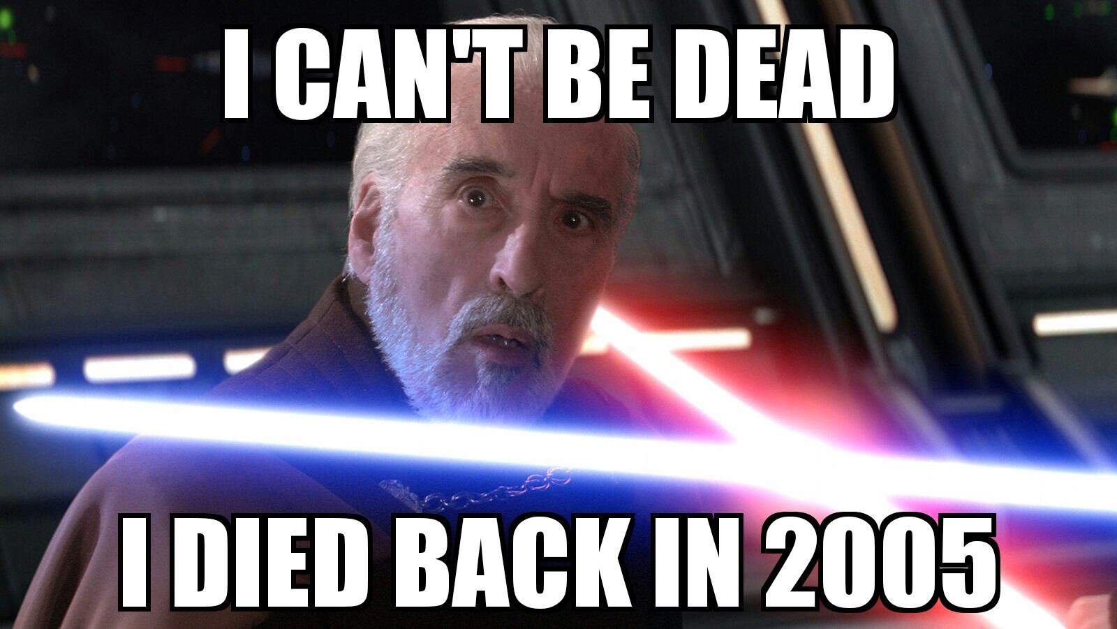 He is now one with the force - meme