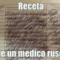 Receta de un medico ruso