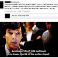 Loved that scene from Sherlock. That dude reminded me of tumblr with all the caps