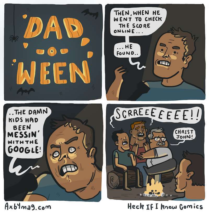 dad horror stories - meme