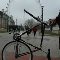 Roue de vélo et London Eye