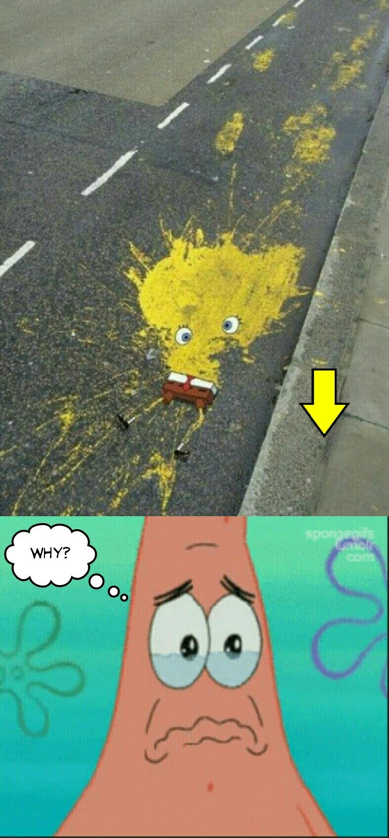 R.I.P. Spongebob… - meme