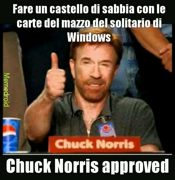 Chuck Norris approved - meme