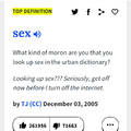 What iz sex?