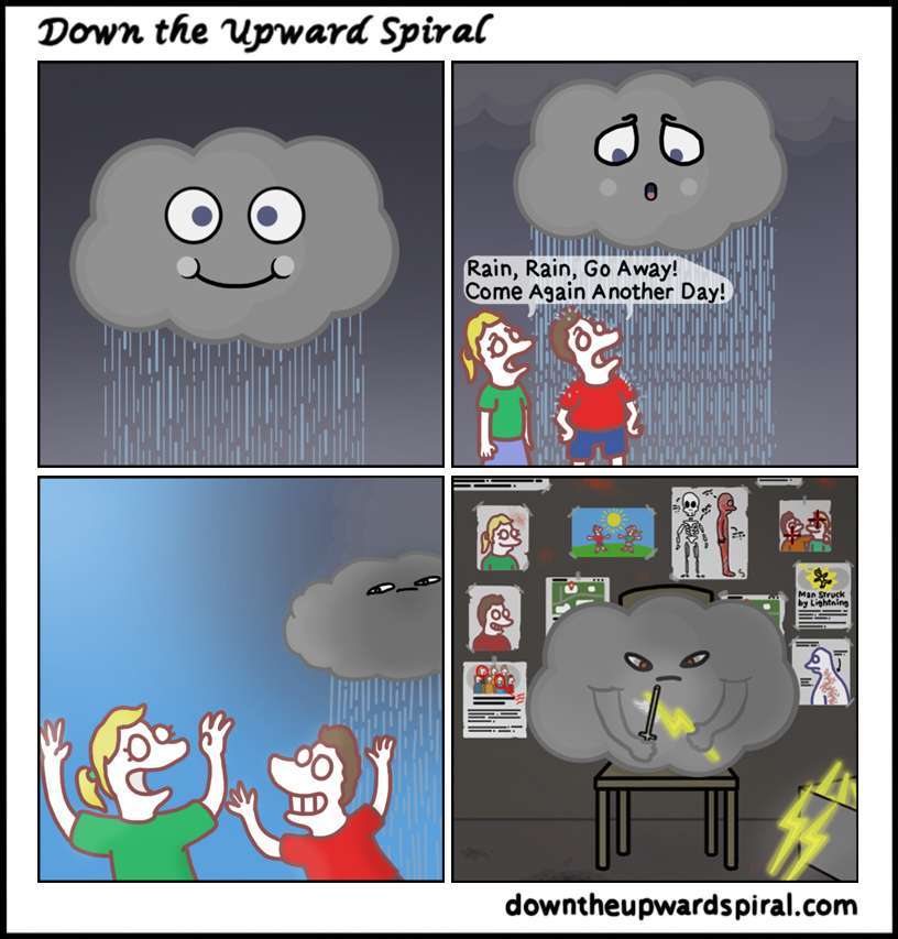 nobody loves rain - meme