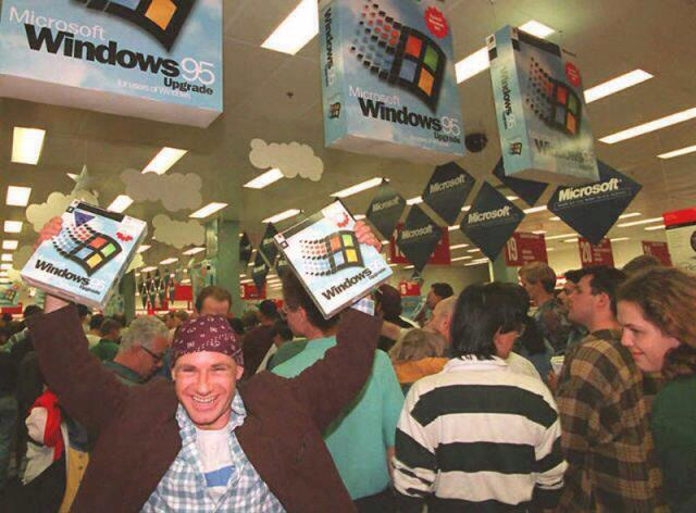 Cuando Windows 95 salio al mercado - meme