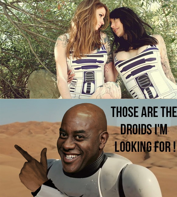 Arrest those droids! - meme