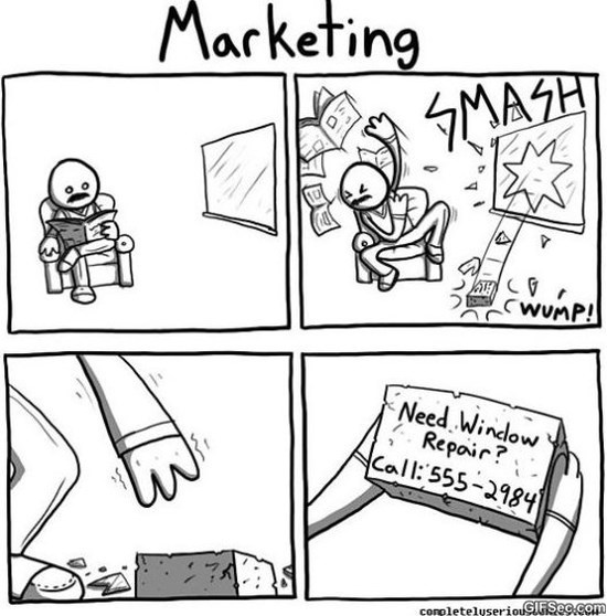 Marketing the right way..... - meme