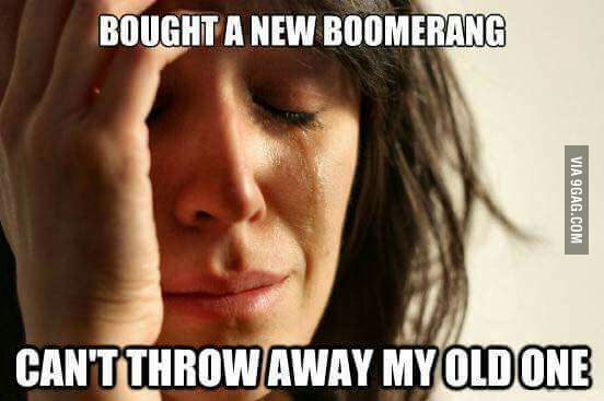 Damn boomerangs... - meme