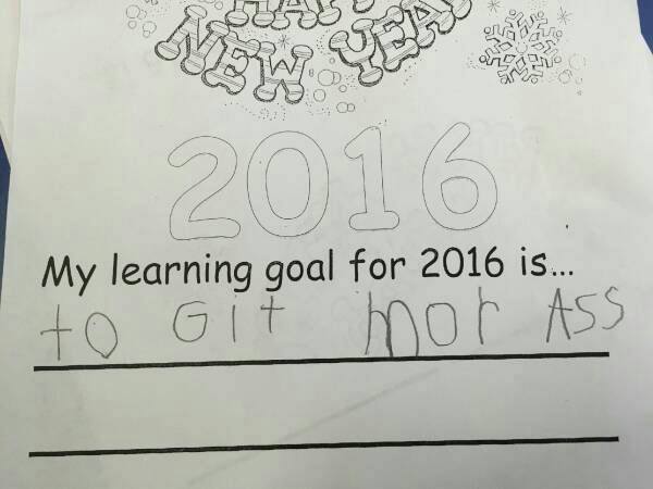 Kid has his goals - meme