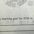Kid has his goals