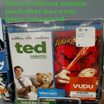 The only way they can sell that shitty movie - meme