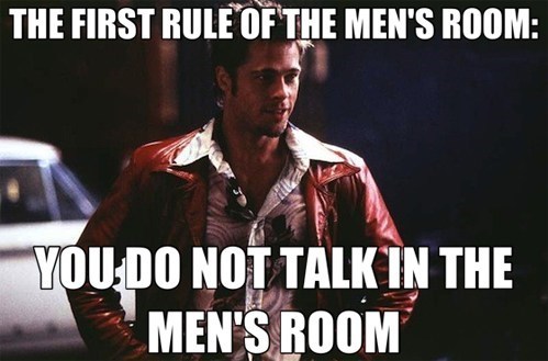 Men's Bathroom Club - meme