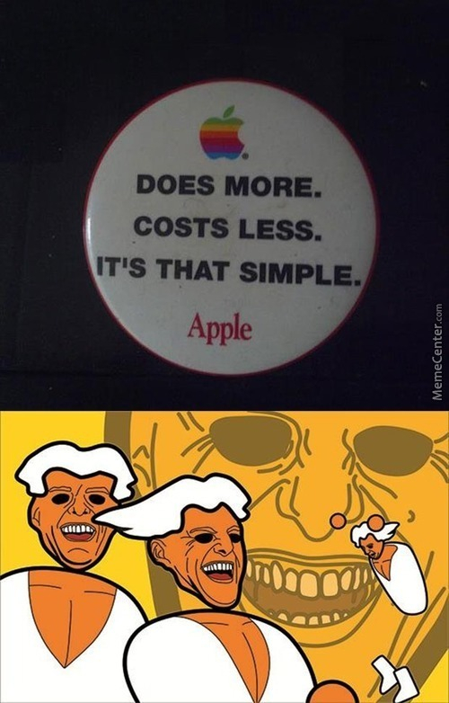 Nice try, Apple. - meme