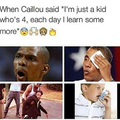 Caillou spit hot fire