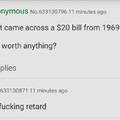 Anon Asks For Value