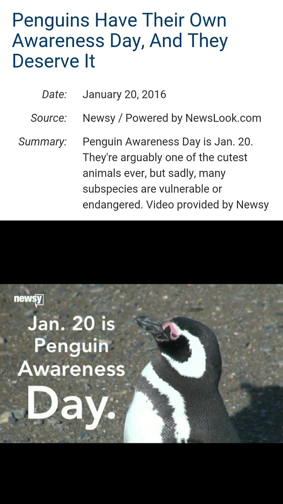 Happy Penguin Awareness Day !! - meme