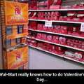 Valentine's Day at Wal-Mart
