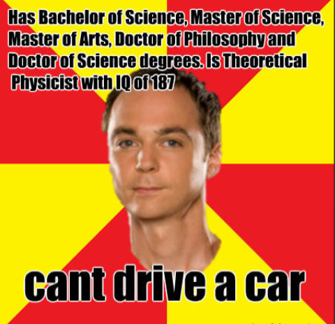 Sheldon cooper's logic - meme