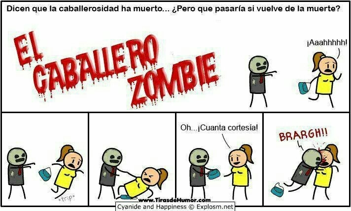 Caballero zombie - meme