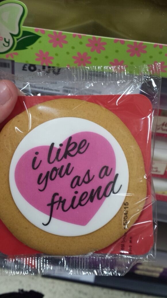 Seen this in tesco under valentines day cookies lol - meme