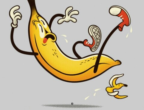 Une banane glisse sur une peau de bananesur son cadavre alors han appele les policiers!!! - meme