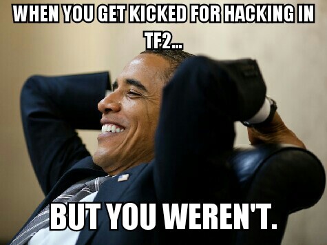 Kicked for hacking confidence boost - meme