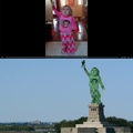 estatua da liberdade kk