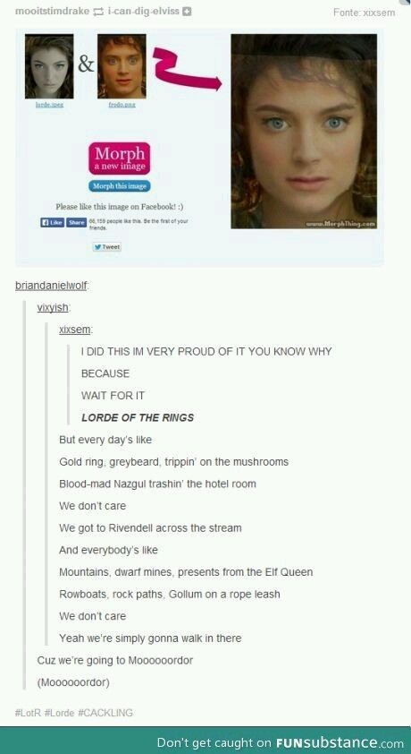 Lorde Of The Rings - meme