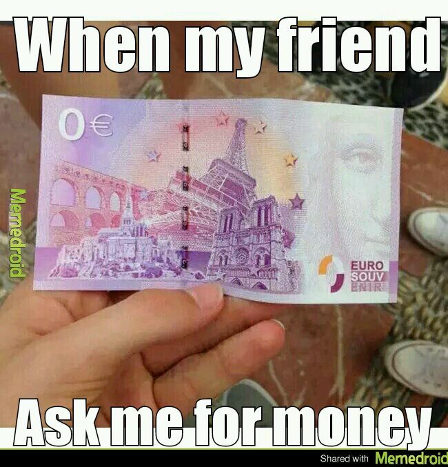 Money in school - meme