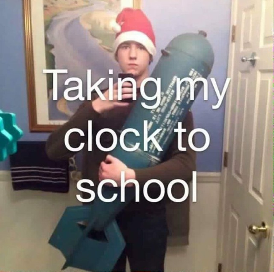 Check out my clock - meme