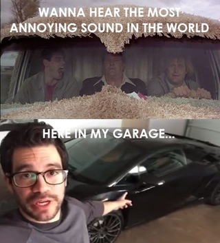 *Nasally voice*....here in my garage - meme