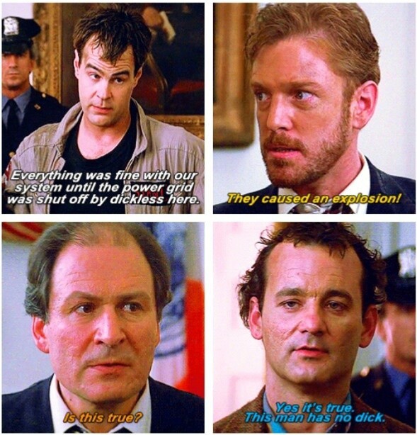 Watching Ghostbusters... This has to be my favorite part - meme