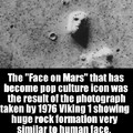 face on mars