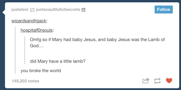 Mary had a little lamb because,  you didn't fucking cook it!! - meme