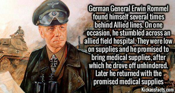 Good guy Rommel, possibly. - meme
